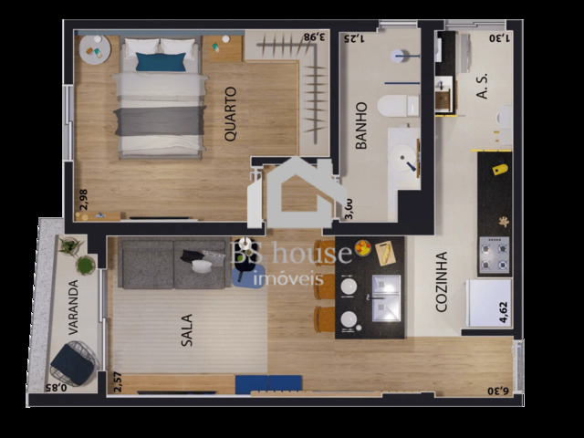 #17841 - Studio para Locação em São Caetano do Sul - SP - 2